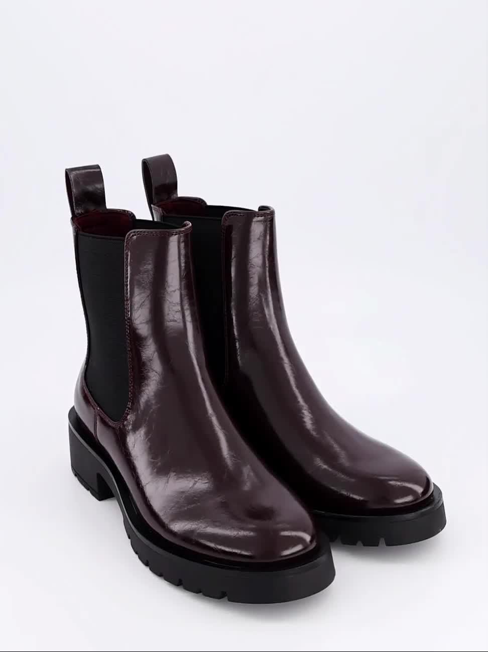 Image thumbnail 7 of 7 of V by Very Chunky Chelsea Ankle Boot - Burgundy