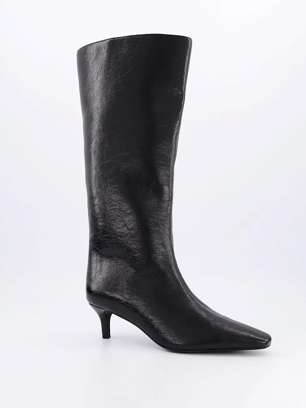 Image thumbnail 6 of 6 of V by Very Pull On Knee High Boot - Black