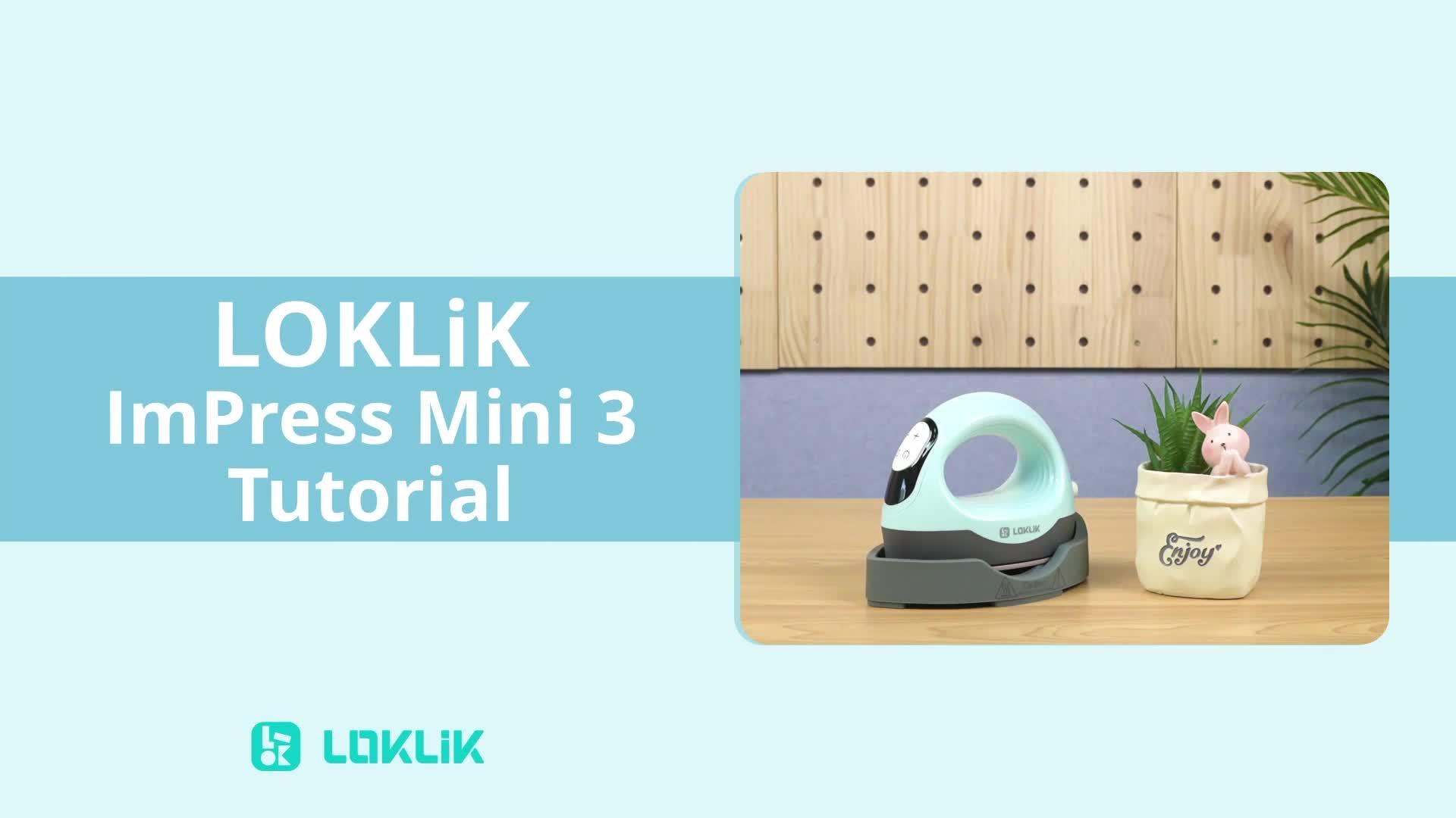 Image thumbnail 8 of 8 of Loklik Impress Mini 3 Heat Press Bubble Blue