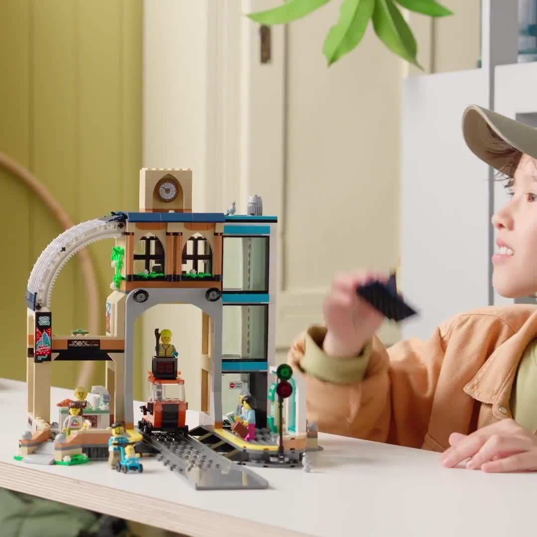 Image thumbnail 8 of 8 of LEGO City Central Train Station Toy Playset 60469