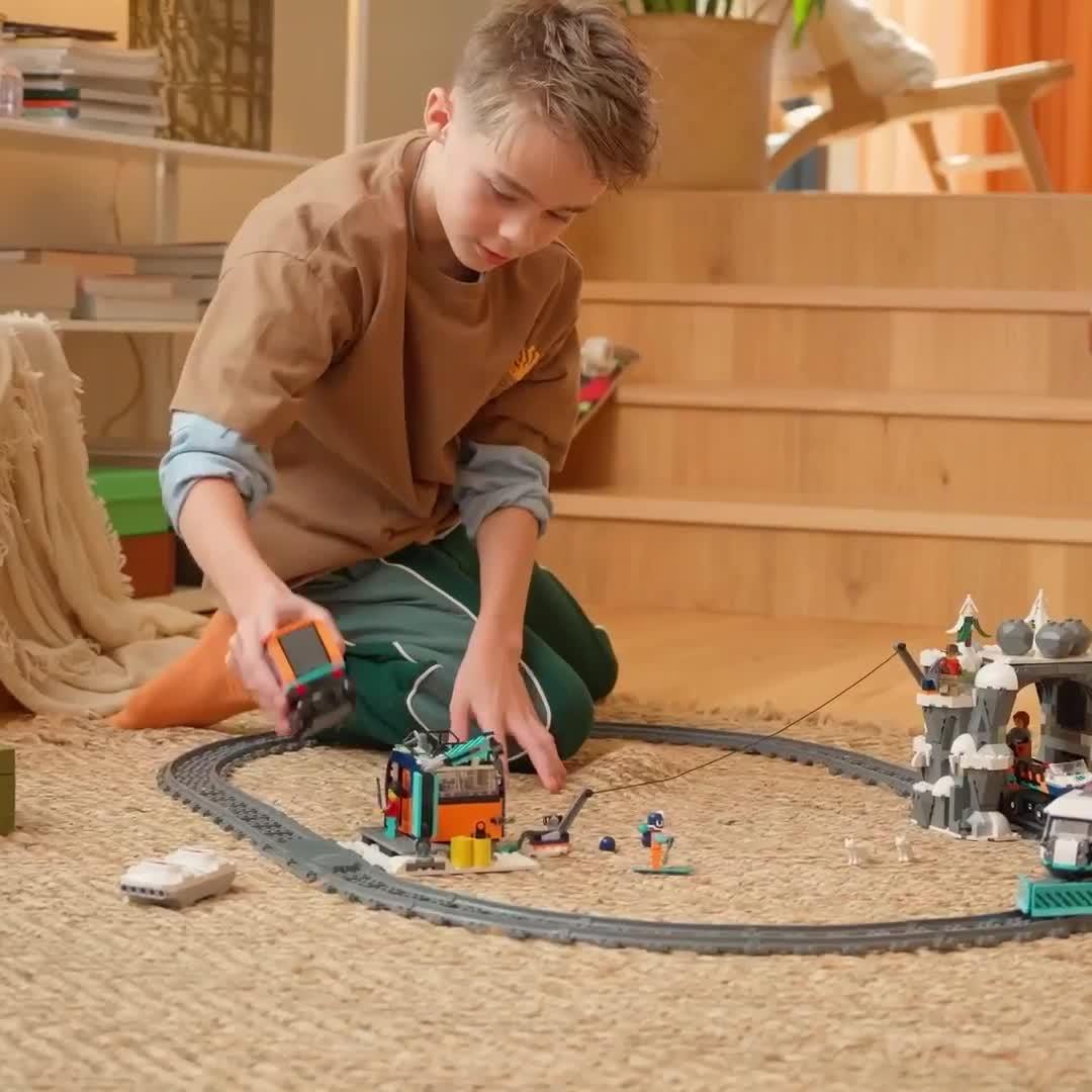 Image thumbnail 8 of 8 of LEGO City Explorers&rsquo; Arctic Polar Express Train 60470