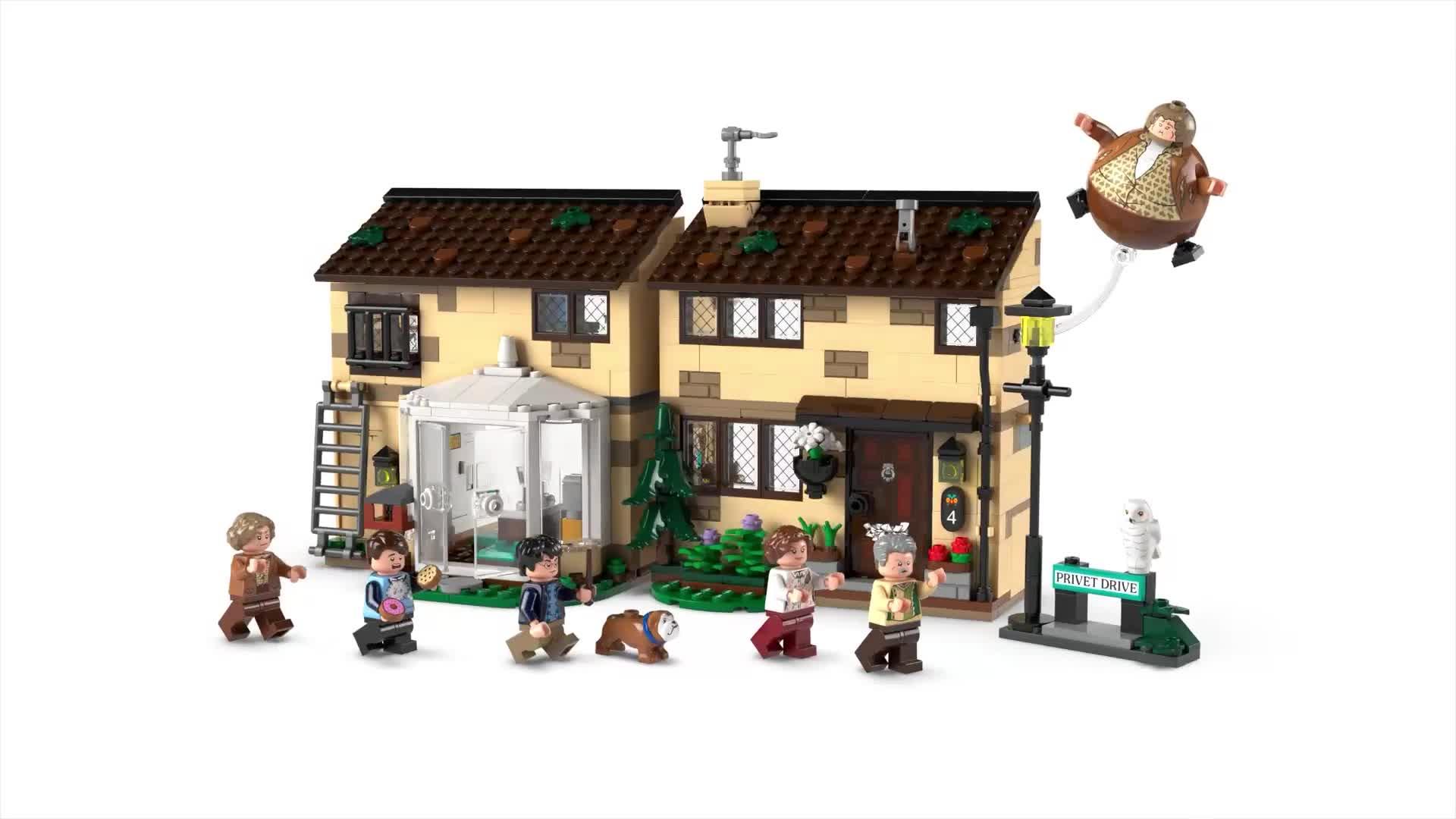 Image thumbnail 8 of 8 of LEGO Harry Potter Privet Drive: Aunt Marge&rsquo;s Visit 76451