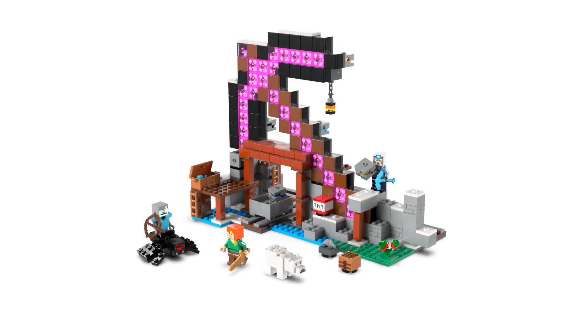 Image thumbnail 8 of 8 of LEGO Minecraft The Pickaxe Mine Set 21277