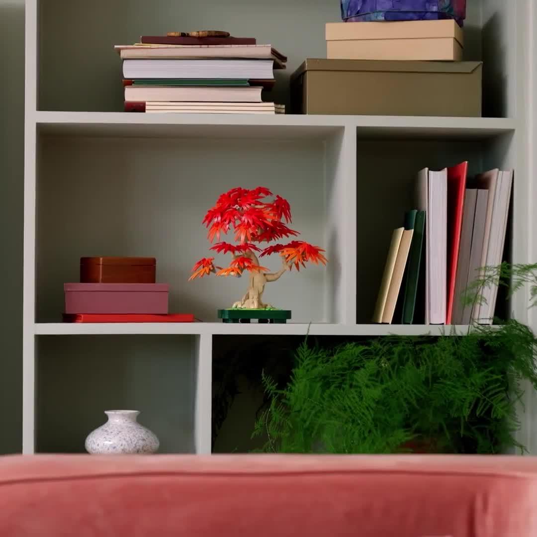 Image thumbnail 8 of 8 of LEGO Botanical Japanese Red Maple Bonsai Tree DIY Set 10348