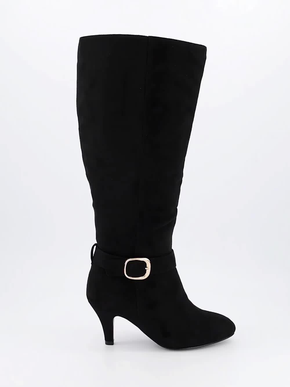 Image thumbnail 7 of 7 of The Very Collection Extra Wide Fit Knee Boot - Black