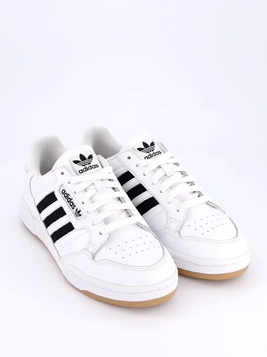 Footwear Adidas Continental 80 Adidas White Striped Shoes Adidas
