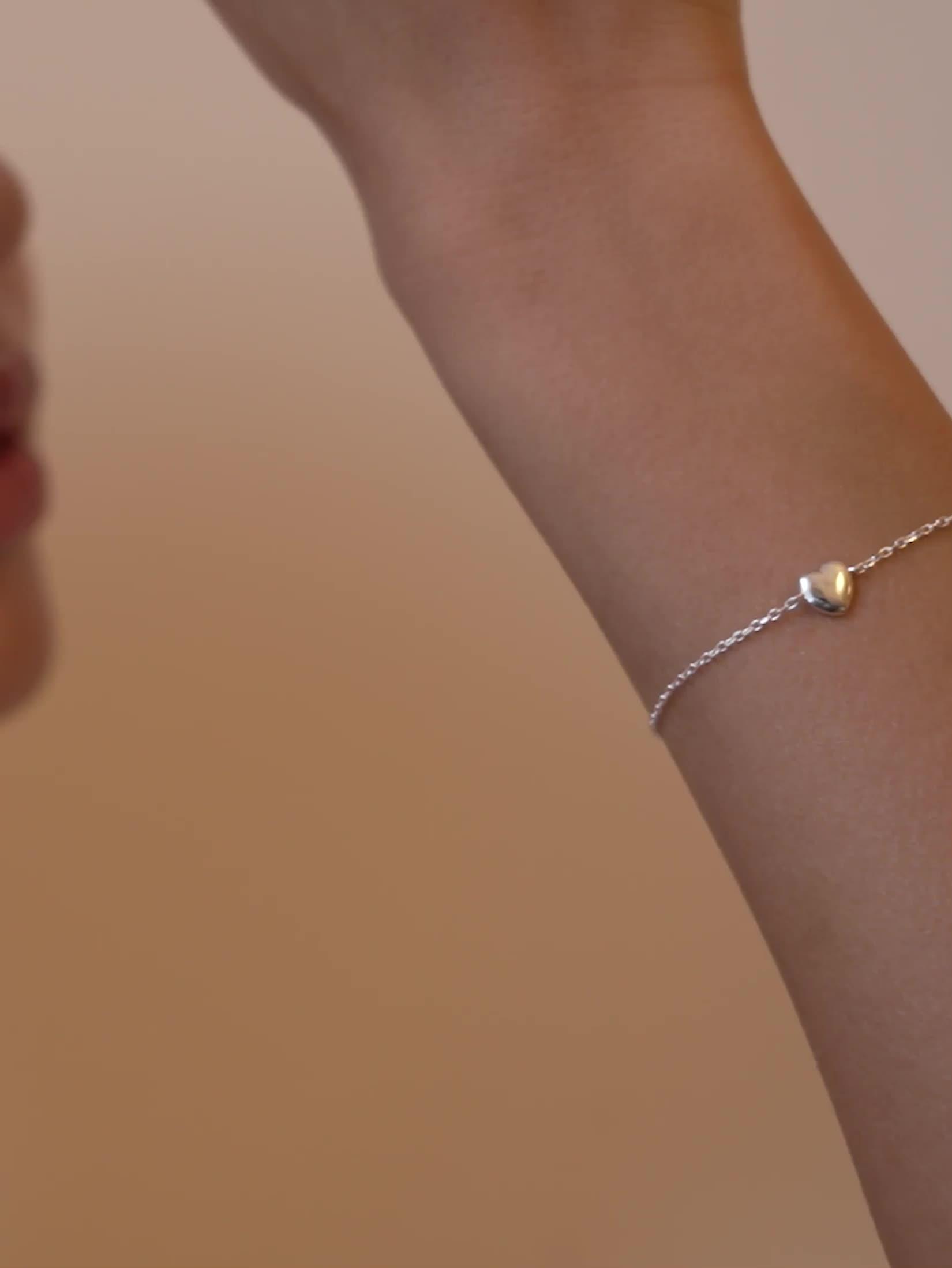 Image thumbnail 4 of 4 of ENAMEL Copenhagen Amore Silver Heart Bracelet