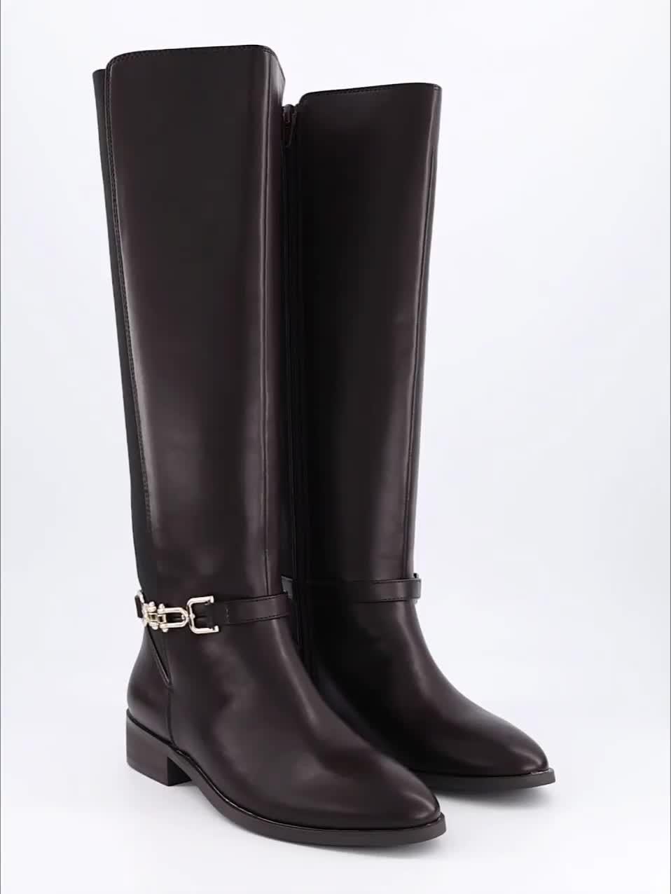 Image thumbnail 7 of 7 of The Very Collection Elastic Panel Riding Knee Boot - Brown<br /><div>&nbsp;</div>