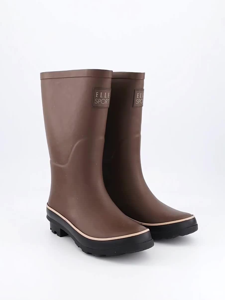 Image thumbnail 7 of 7 of Elle Sport Wellington Boot With Warm Lining - &nbsp;Chocolate