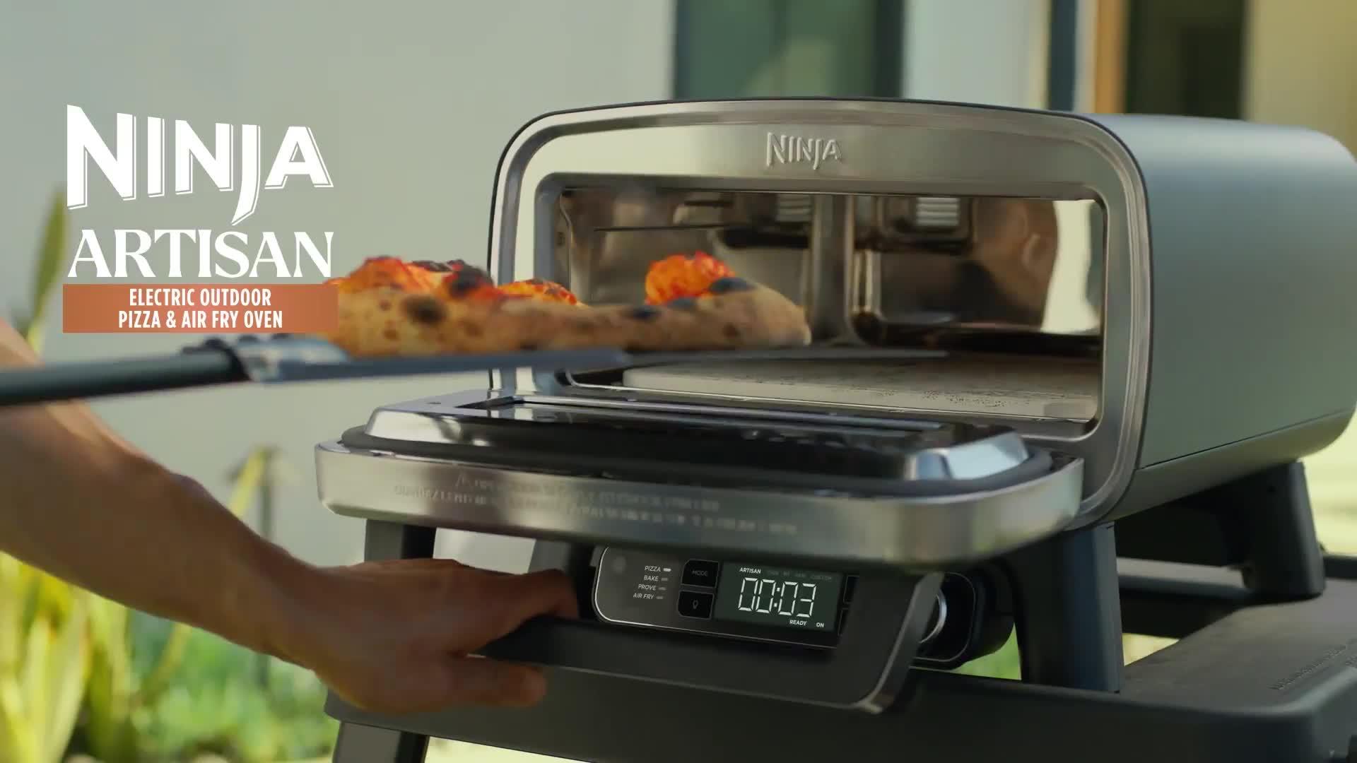 Image thumbnail 8 of 8 of NINJA Artisan Outdoor Pizza Oven &amp; Air Fryer -&nbsp;MO201UK