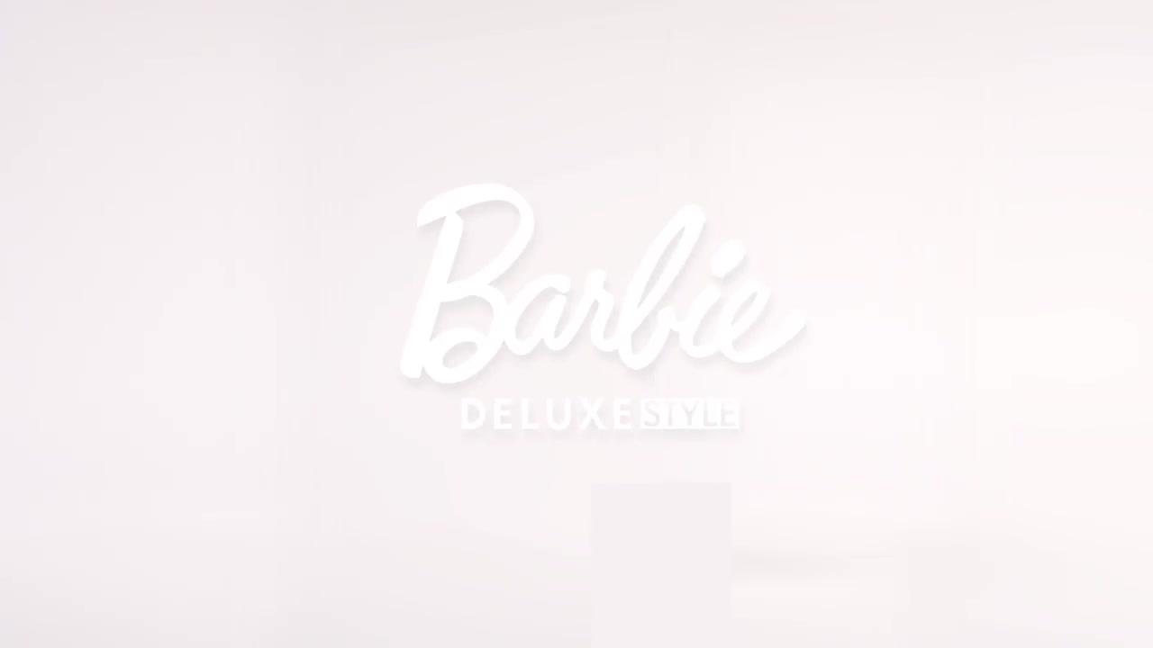 Image thumbnail 6 of 6 of Barbie Deluxe Style Fashion Doll #5 in Metallic Pink Outfit with Corset Top and Accessories, Blonde