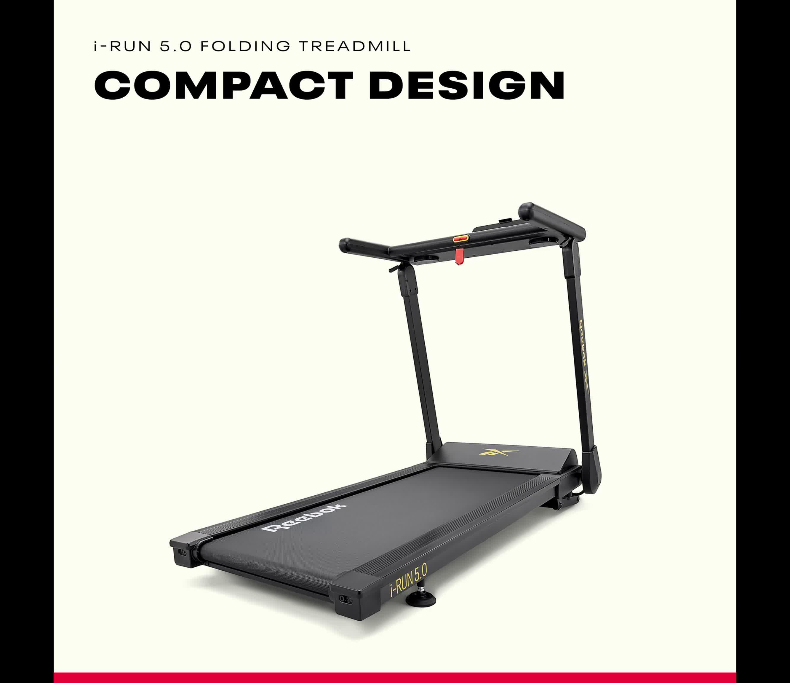 Image thumbnail 8 of 8 of Reebok I-RUN 5.0 Folding Treadmill