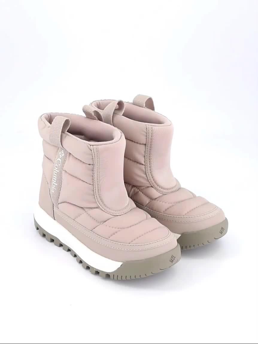 Image thumbnail 8 of 8 of Columbia Youth Unisex Youth Snowtrot Mid Snow Boots - Cream