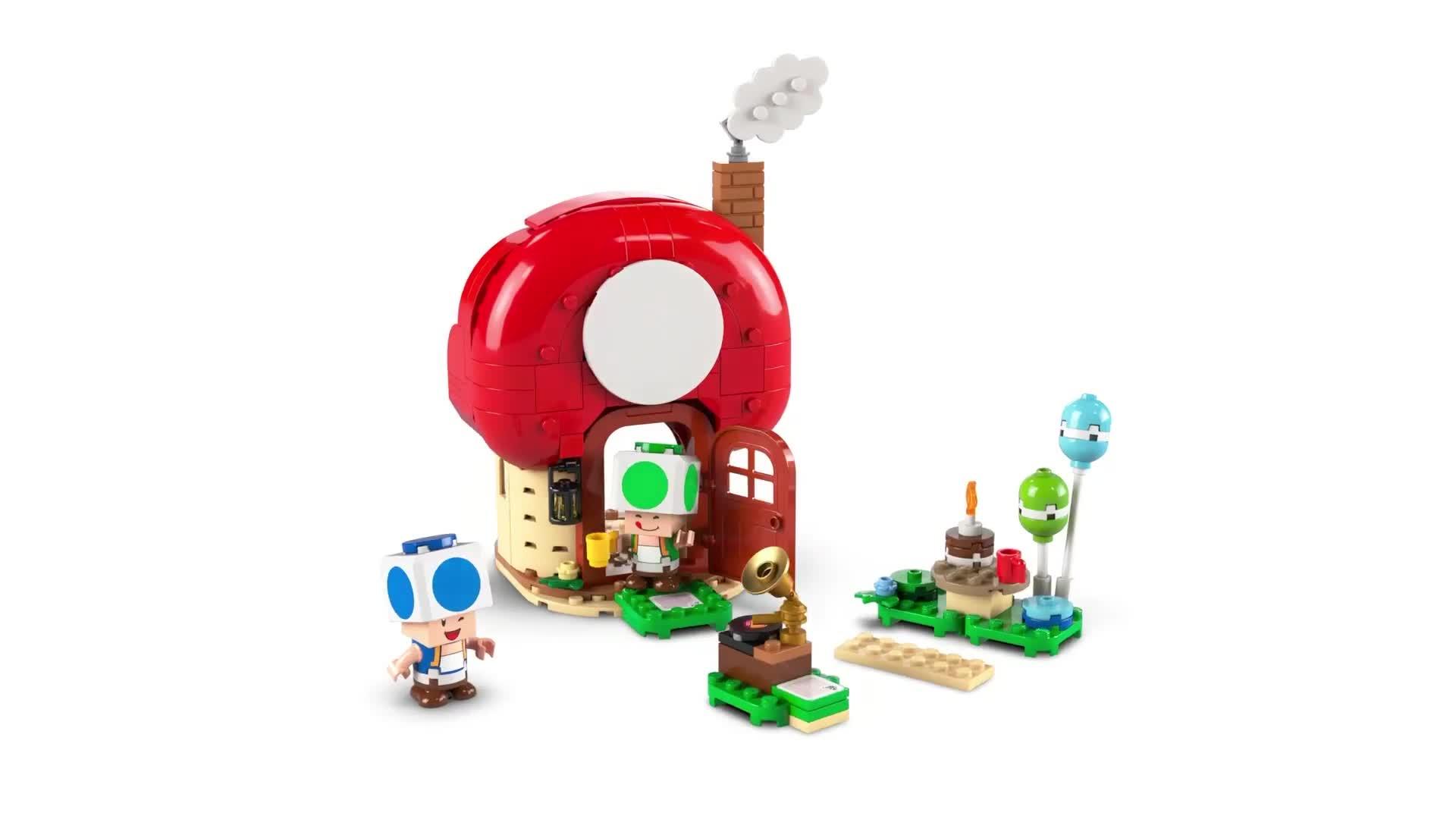 Image thumbnail 8 of 8 of LEGO Super Mario Party at Toad&rsquo;s House Toy for Boys, Girls and Any Fans 72041