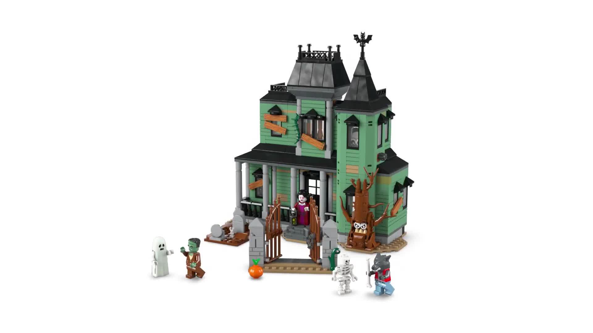 LEGO Creator 3in1 Haunted Mansion Building Toy 31167 Very
