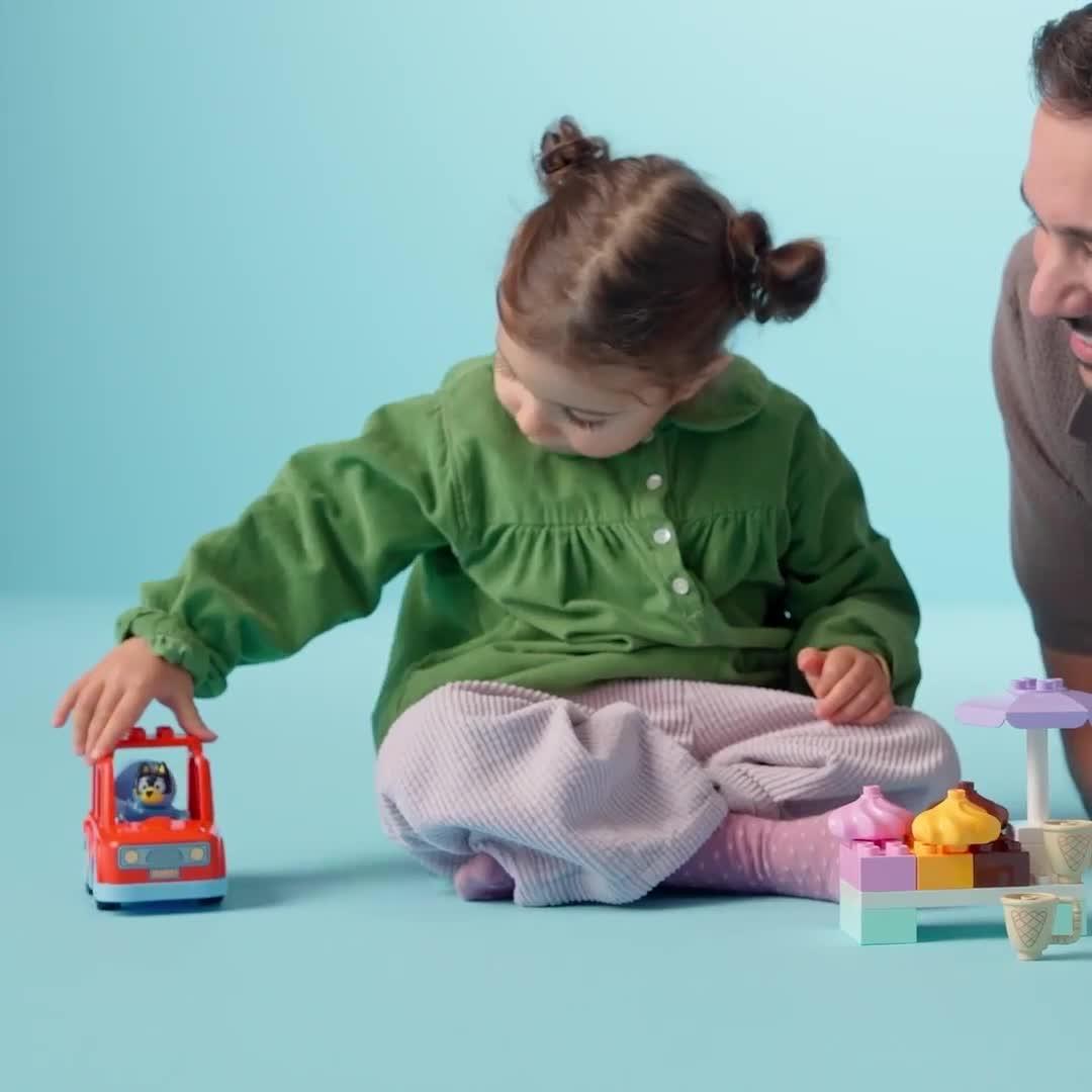 Image thumbnail 8 of 8 of LEGO Duplo Bluey Ice Cream Trip with Bluey Toy 10458