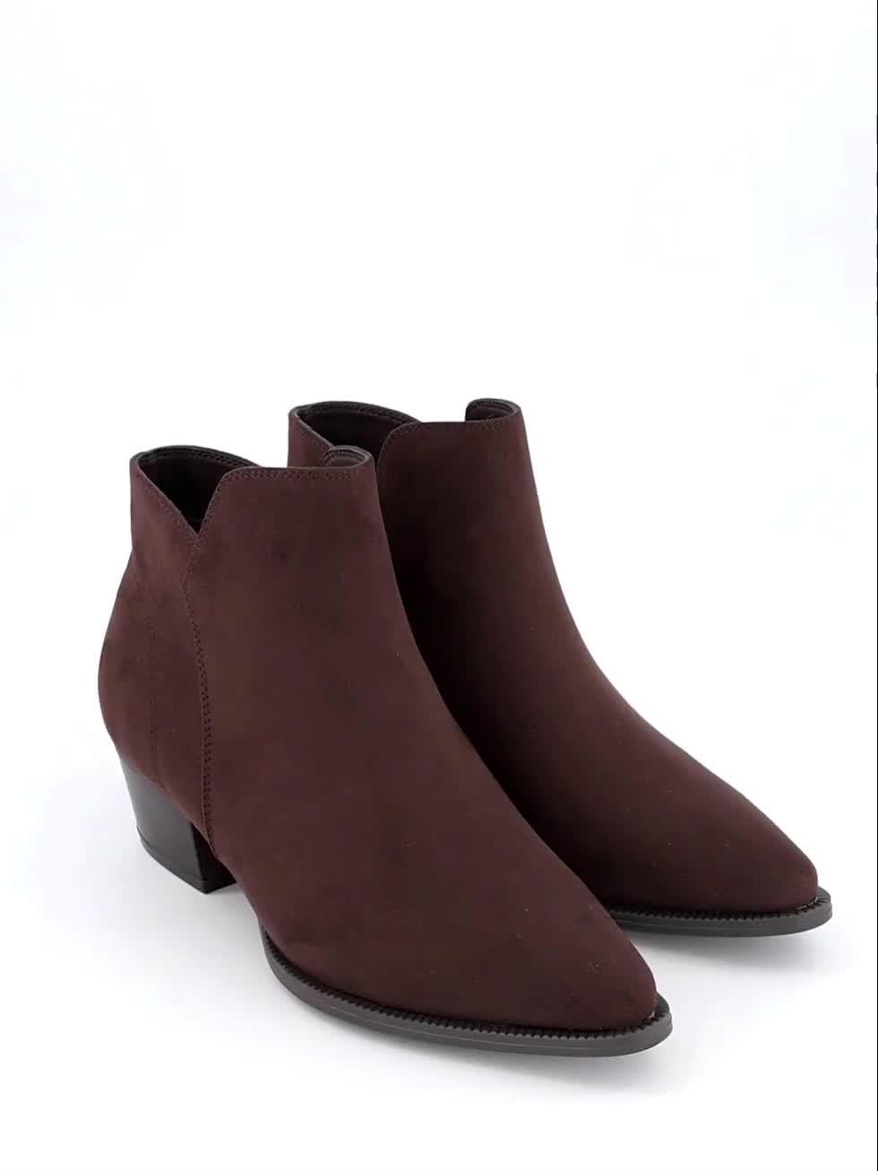 Image thumbnail 6 of 6 of The Very Collection Wide Fit Western Boot - Brown