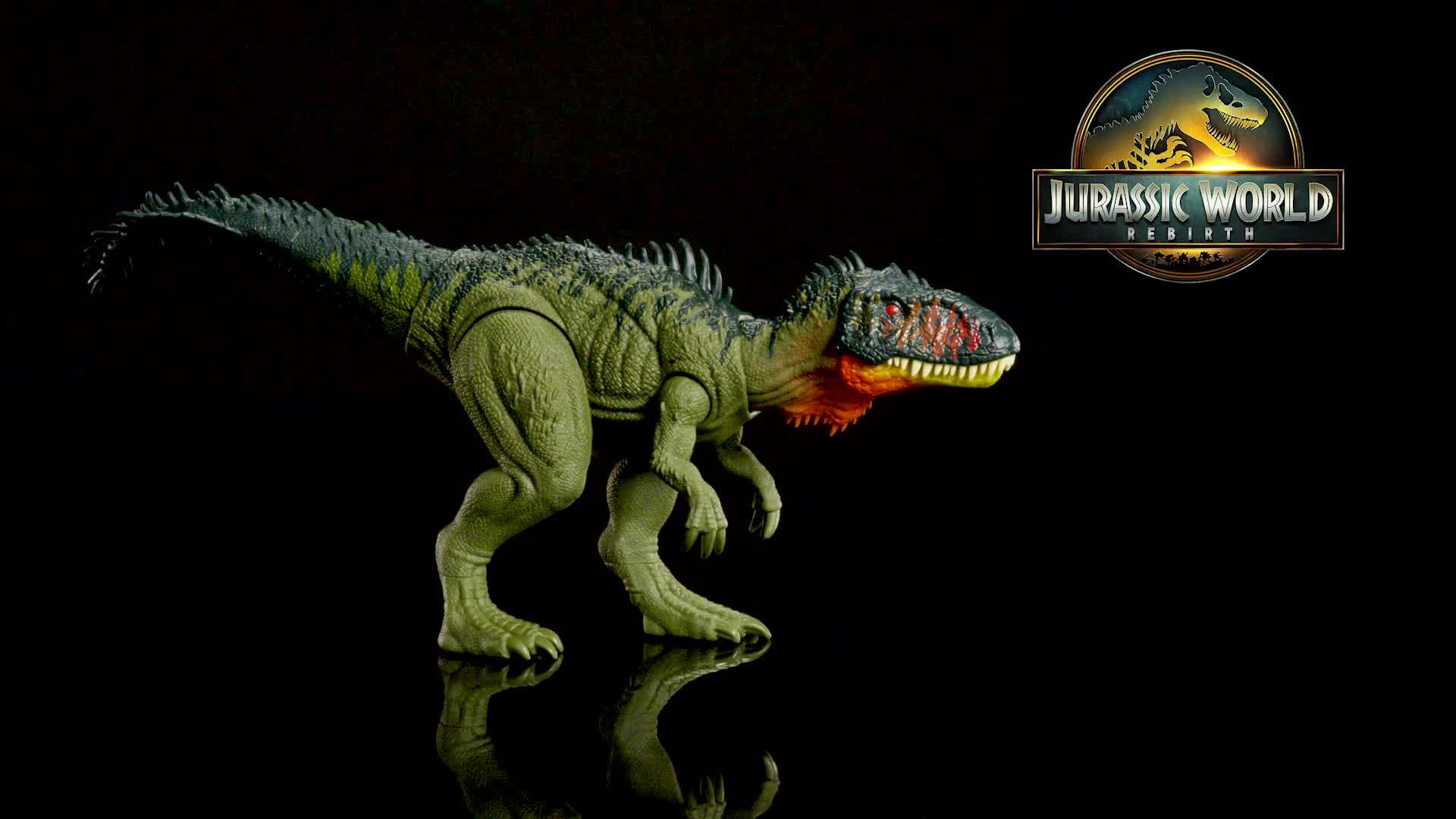 Image thumbnail 8 of 8 of JURASSIC WORLD Rebirth Gigantic Thrashers Eotriceratops Dinosaur Figure Toy