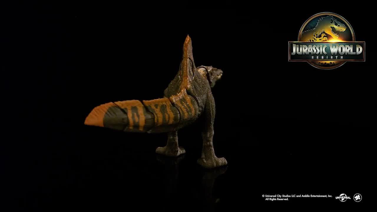 Image thumbnail 8 of 8 of JURASSIC WORLD Rebirth Tail Thrasher Spinosaurus Action Figure, Dinosaur Toy