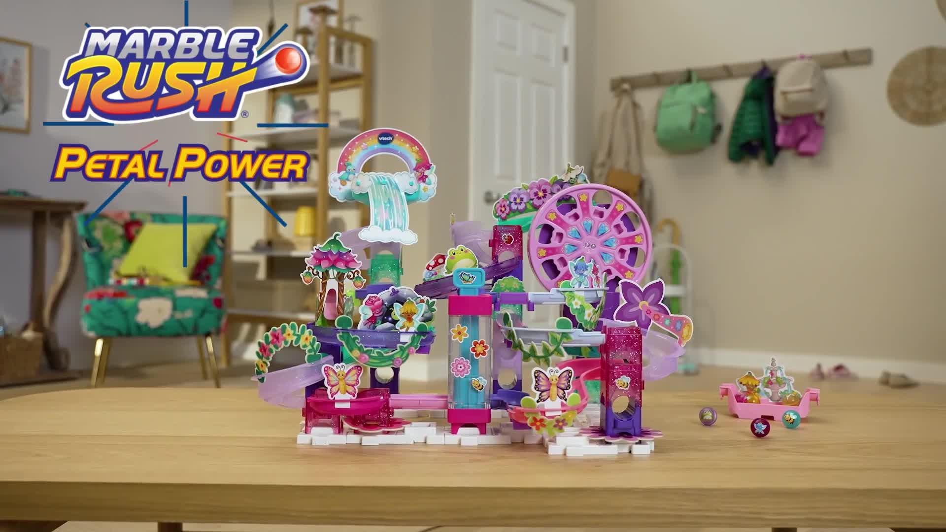 Image thumbnail 6 of 6 of VTech Marble Rush Petal Power Fantasy Marble Run