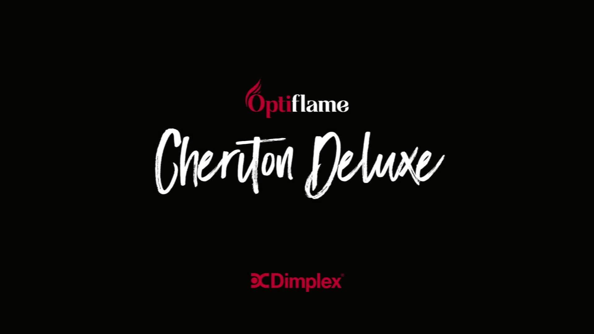 Image thumbnail 8 of 8 of Dimplex Cheriton Deluxe Chrome Optiflame Freestanding Fire