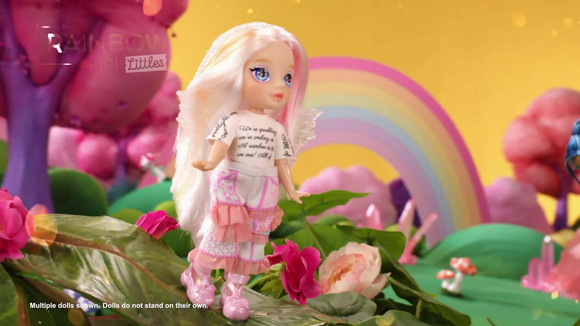 Image thumbnail 8 of 8 of Rainbow High Littles Fantasy-Amethyst