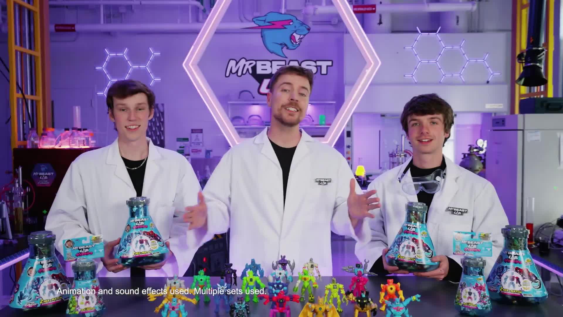 Image thumbnail 8 of 8 of Mrbeast Lab Hybrids, Hybrid Action Figures Multipack