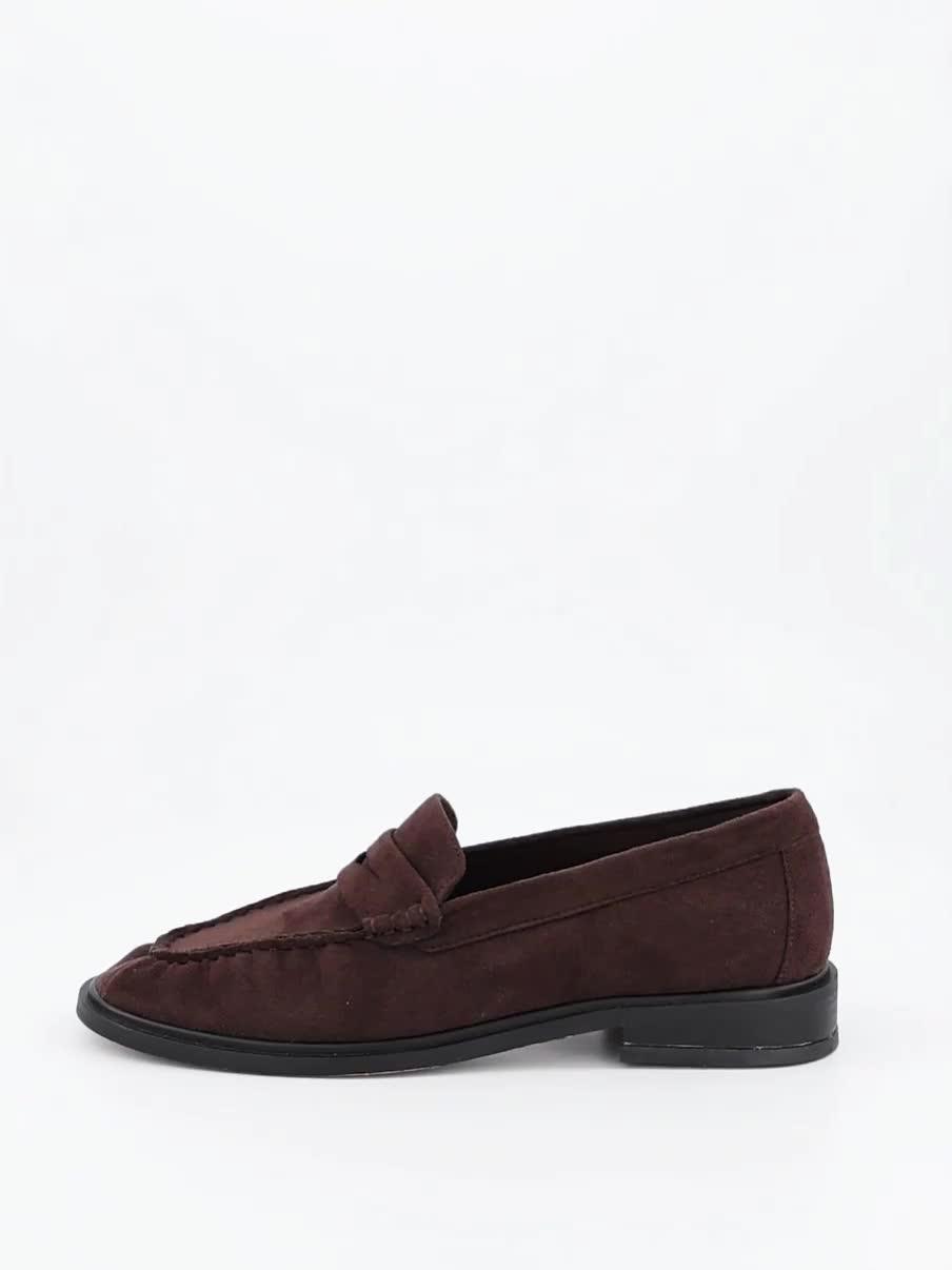 Image thumbnail 5 of 5 of The Very Collection Square Toe Ruched Loafer - Brown