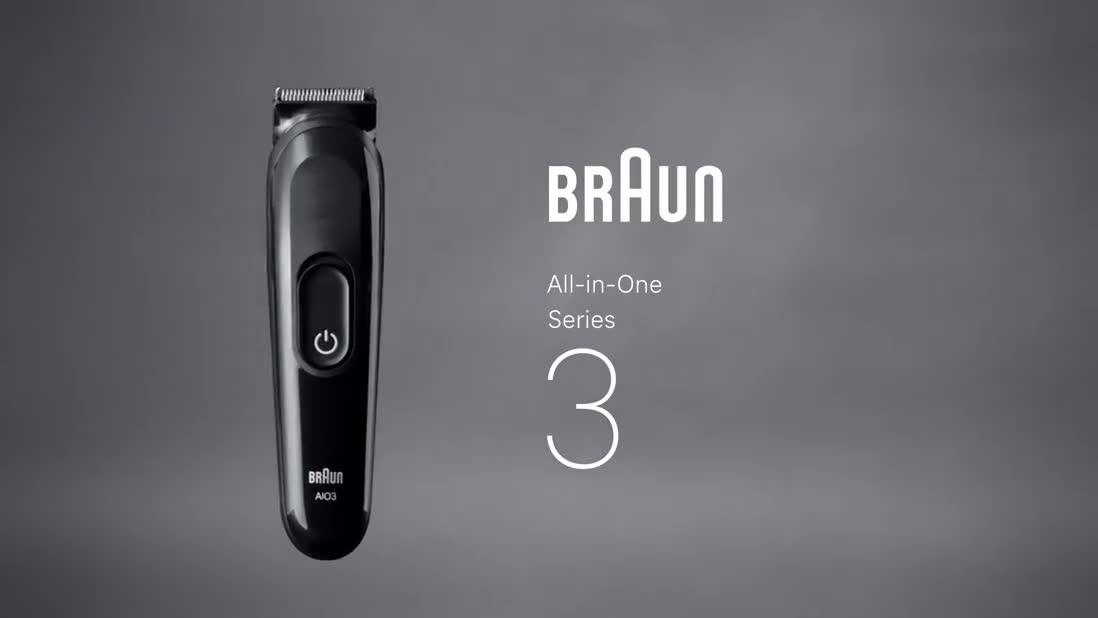 Image thumbnail 7 of 7 of Braun All-in-One Series 3, 4in1 Grooming Kit, 14 Lengths, AIO3500, Grey