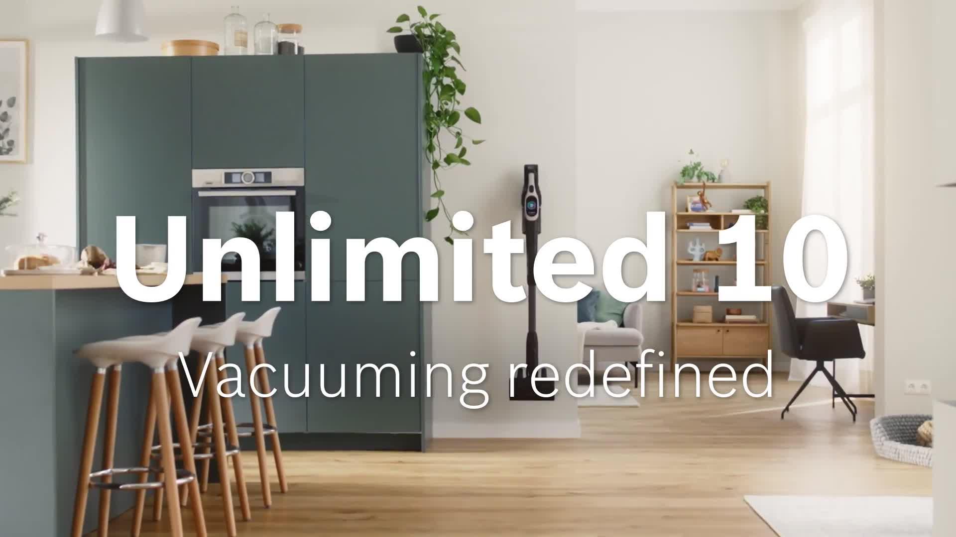 Image thumbnail 8 of 8 of Bosch Unlimited 10 BBS1041GGB 80 mins runtime, Cordless Vacuum Cleaner - Graphite