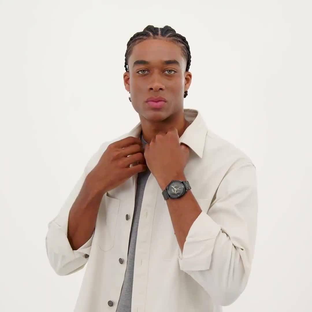 Image thumbnail 7 of 7 of HUGO Gents HUGO #BRIGHT SPORT Black IP Bracelet Watch