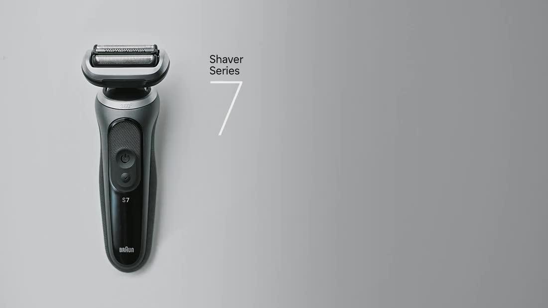 Image thumbnail 8 of 8 of Braun Series 7 Electric Shaver, SmartCare Center, +1 Attachment, 72-G7200CC -&nbsp;Grey
