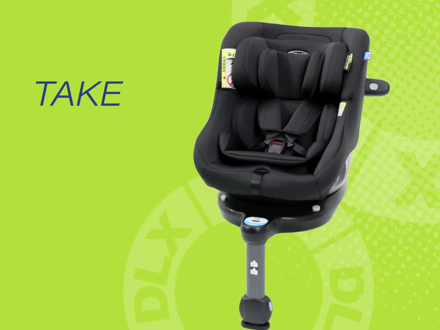 Image thumbnail 8 of 8 of Graco Turn2Me DLX i-Size R129 360&deg;&nbsp;Rotating ISOFIX Car Seat - Midnight