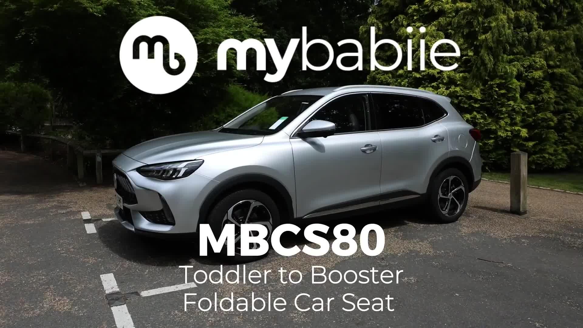 Image thumbnail 8 of 8 of My Babiie MBCS80 Toddler to Booster Foldable R129 Car Seat with ISOFIX - Black