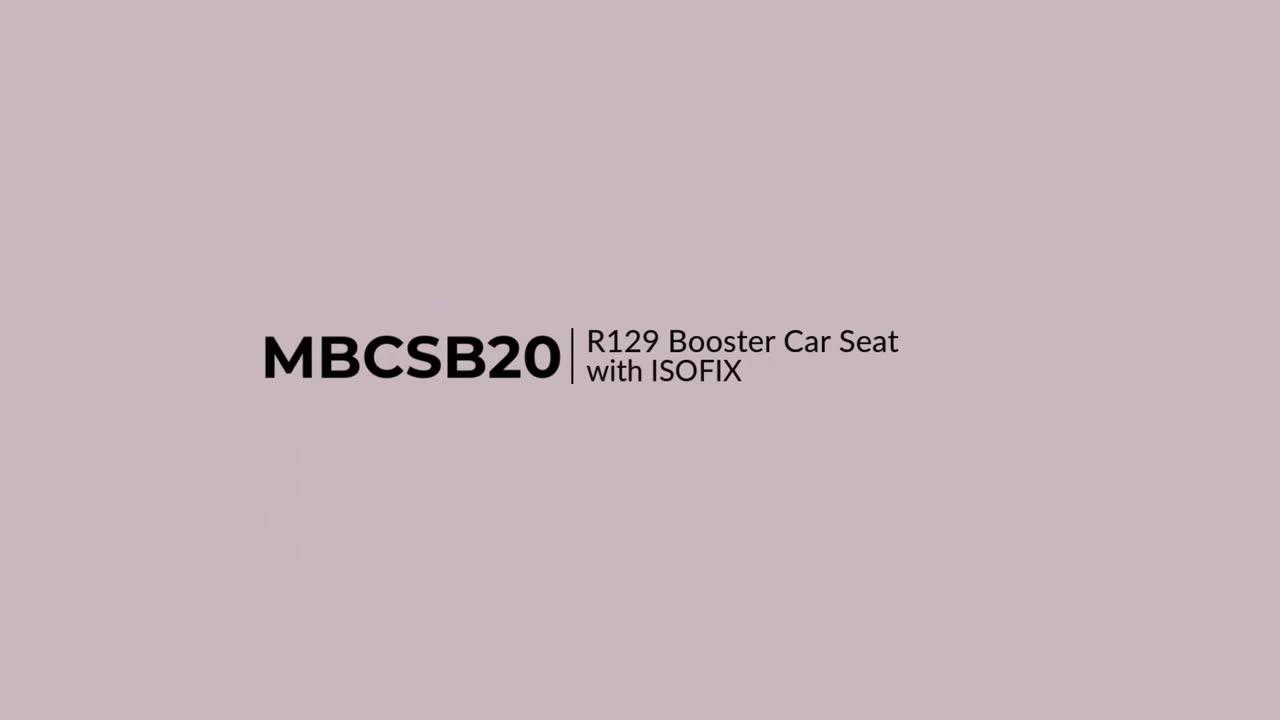 Image thumbnail 8 of 8 of My Babiie MBCSB20 Booster R129 Car Seat with ISOFIX - Black