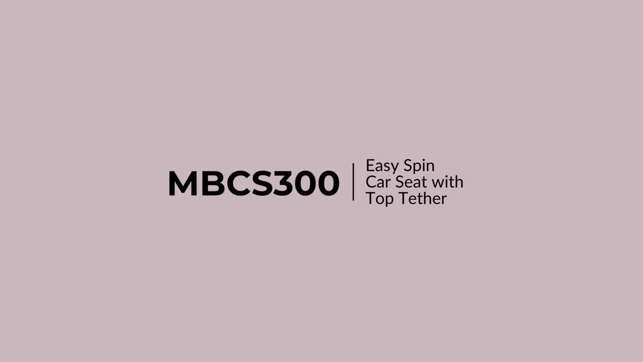 Image thumbnail 8 of 8 of My Babiie MBCS300 Easy Spin R129 Car Seat with Top Tether - Pink Leopard