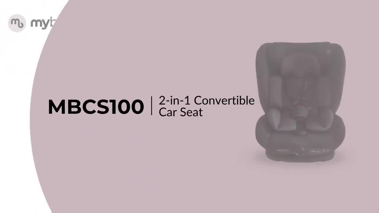 Image thumbnail 8 of 8 of My Babiie MBCS100 2-in-1 Convertible R129 Car Seat - Black