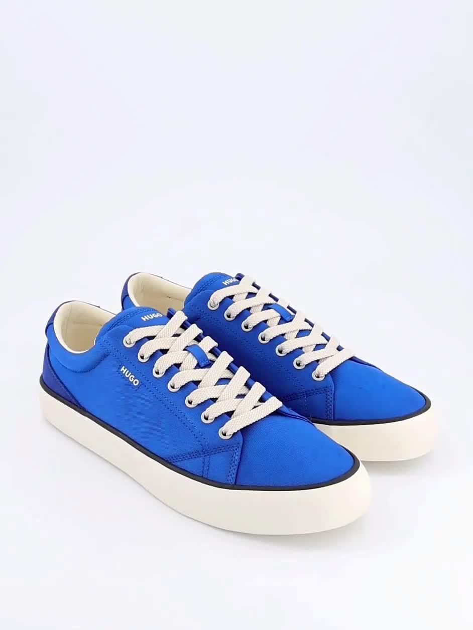 Image thumbnail 7 of 7 of HUGO B-Cross Tenn Canvas Trainers - Blue