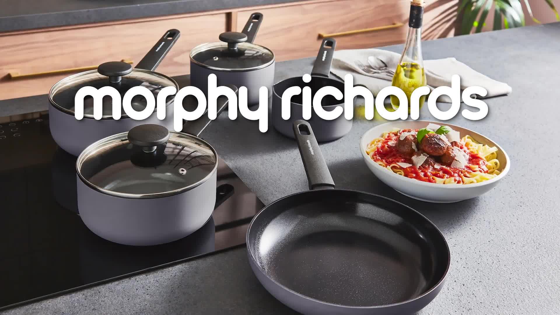 Image thumbnail 7 of 7 of Morphy Richards 3pc Forged Aluminium Pan Set Graphite