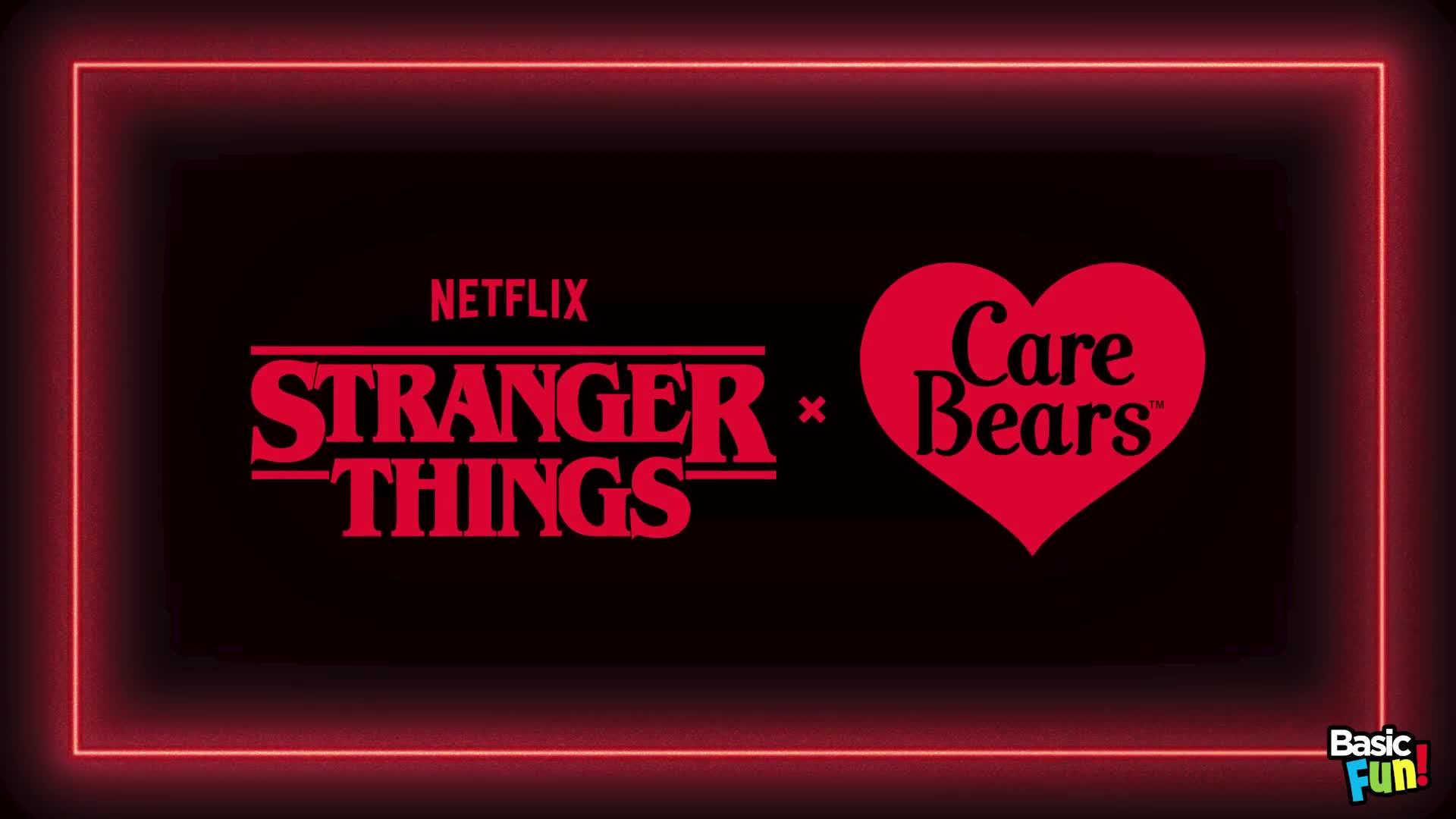 Image thumbnail 8 of 8 of Care Bears x Stranger Things 2pk (Cheer as Eleven and Grumpy as Demogorgon)