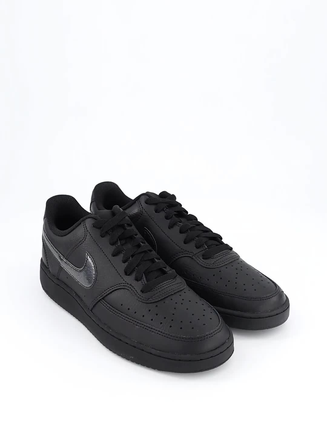 Image thumbnail 8 of 8 of Nike Women's Court Vision Low Trainers - Black