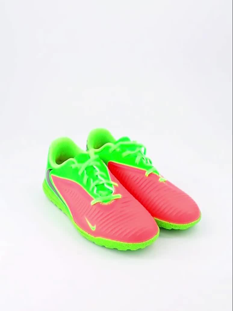 Image thumbnail 7 of 7 of Nike Youth Phantom 6 Low Academy Erling Haaland Astro Turf Football Boots - Green