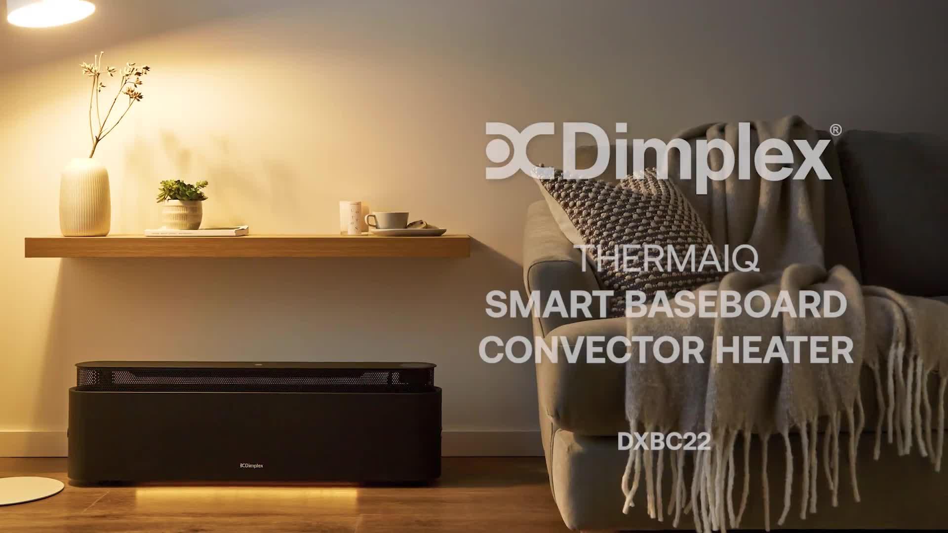 Image thumbnail 8 of 8 of Dimplex DXBC22 ThermaIQ Smart WiFi Baseboard Convector Heater - Black