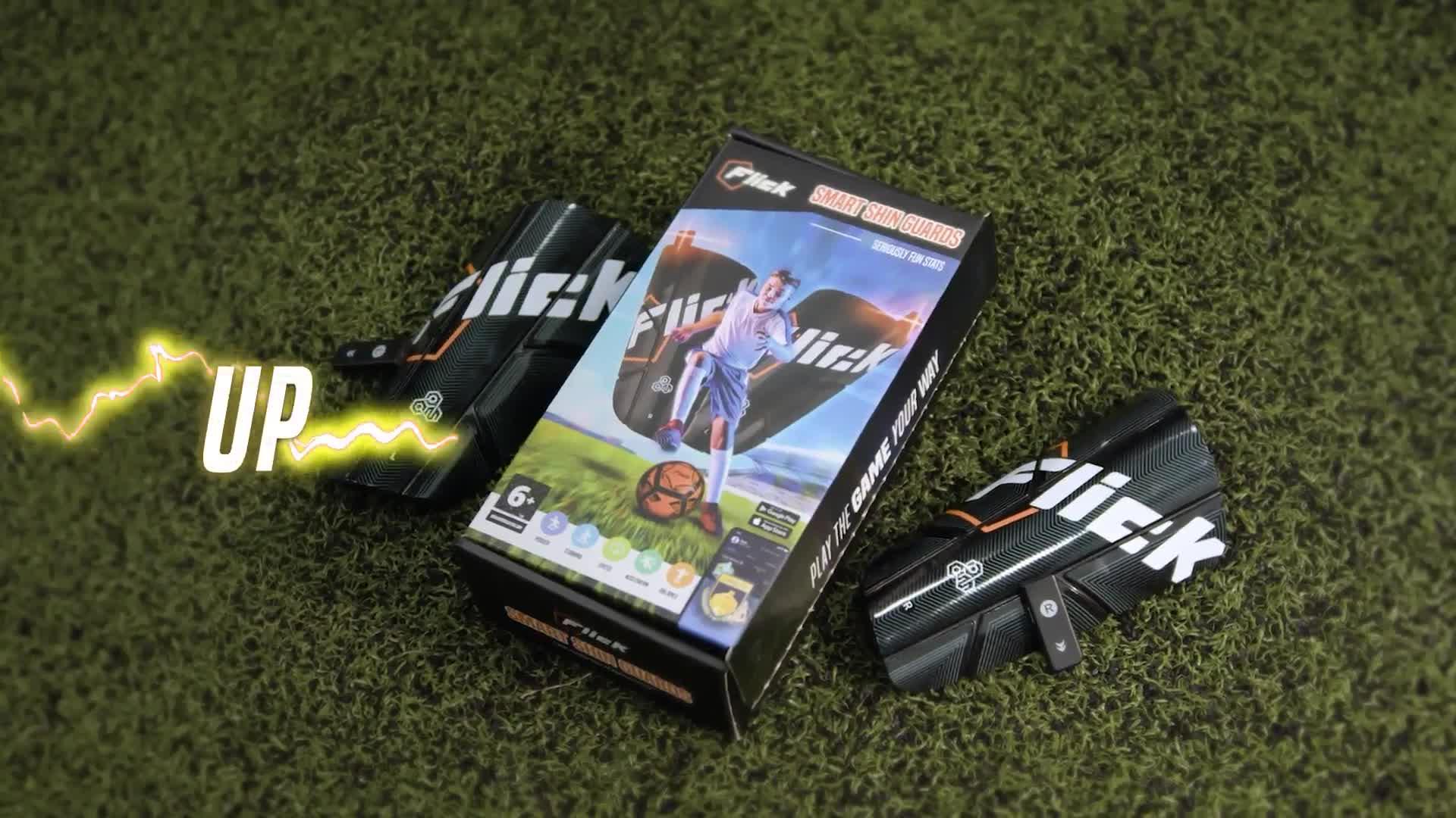 Image thumbnail 8 of 8 of Football Flick Smart Football Tracker Shin Guards