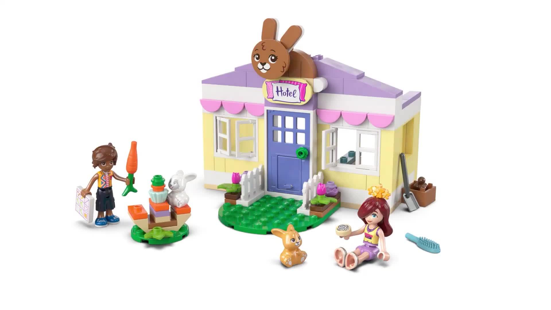Image thumbnail 3 of 3 of LEGO Friends Heartlake City Bunny Hotel Toy&nbsp;42679