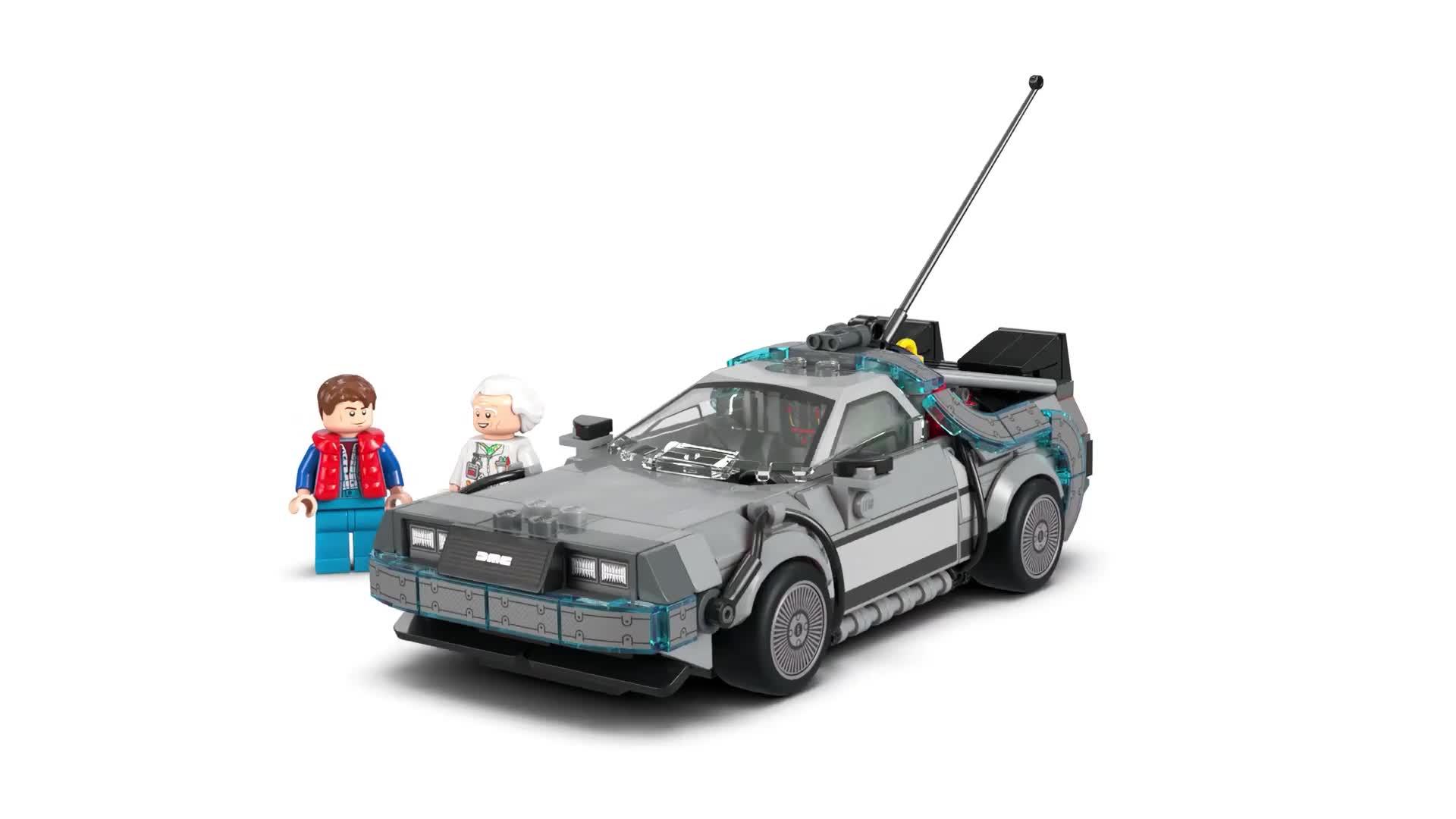Image thumbnail 8 of 8 of LEGO Speed Champions Time Machine from Back to the Future (77256)
