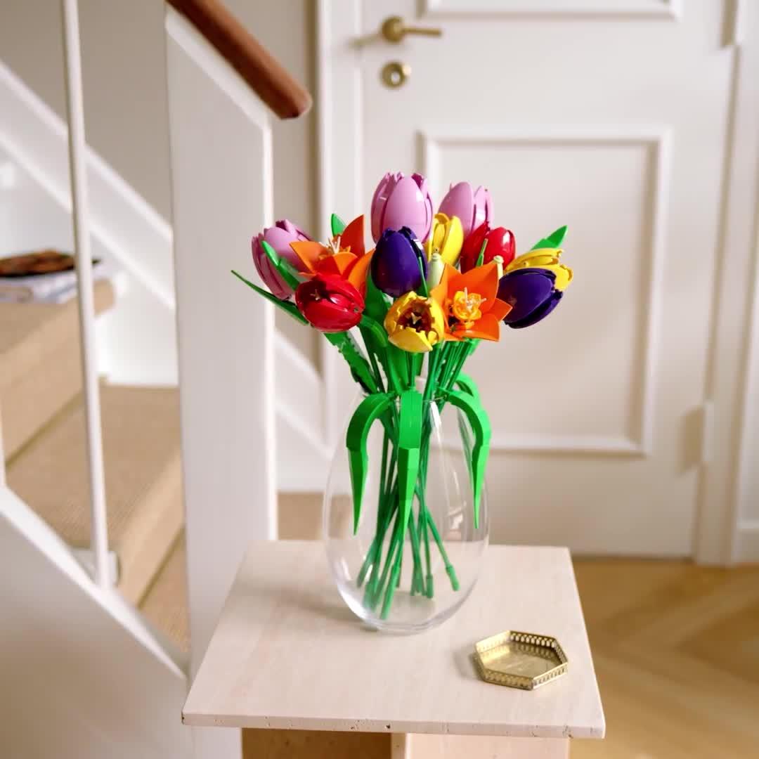 Image thumbnail 8 of 8 of LEGO Botanical Tulip Bouquet Faux Flowers Set 11501
