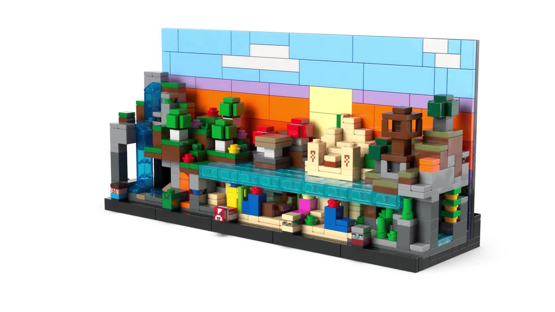 Image thumbnail 8 of 8 of LEGO Minecraft Mini Biomes Building Toy (21589)
