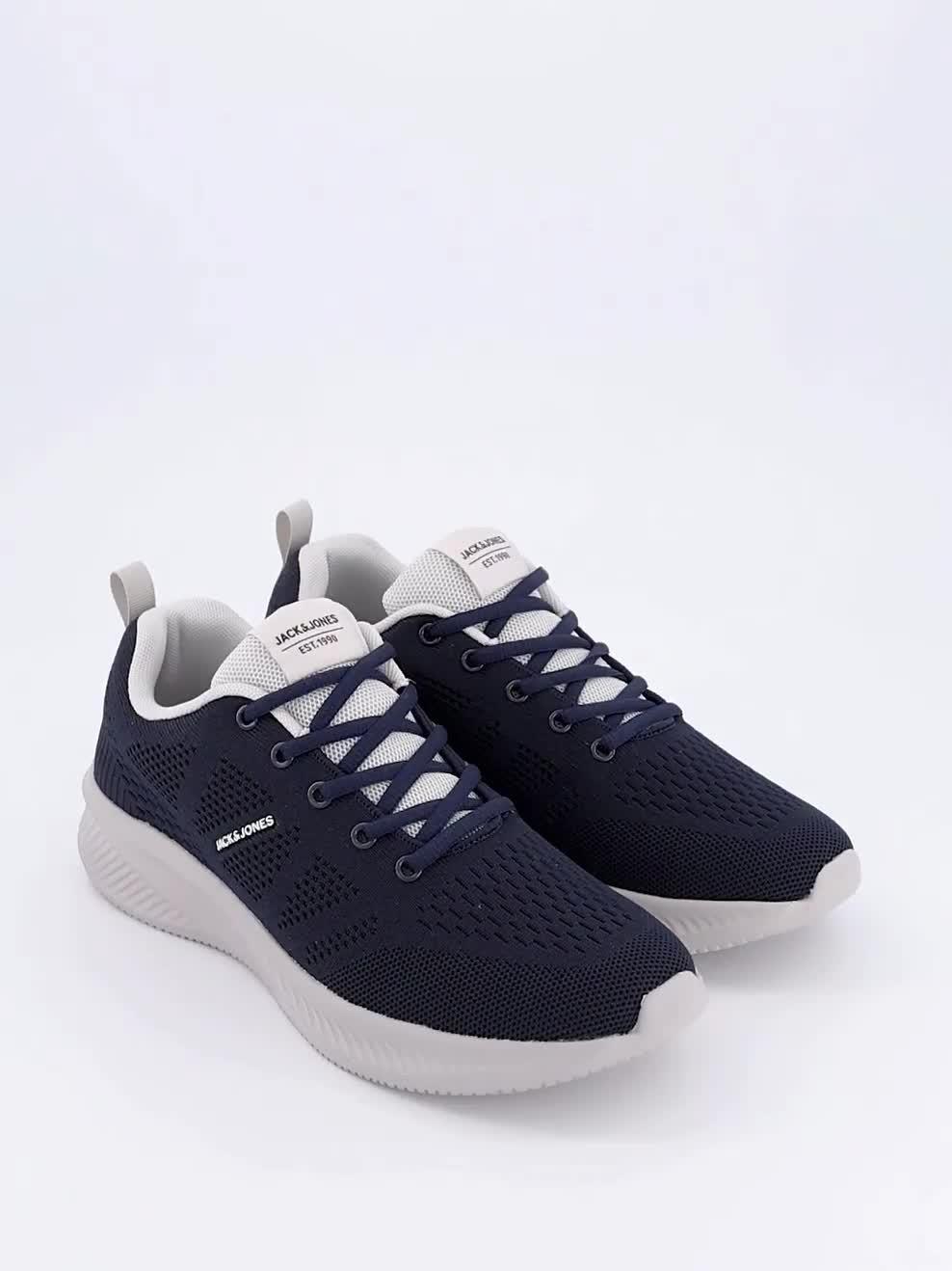 Image thumbnail 7 of 7 of Jack & Jones Croxley Knitted Trainer - Navy