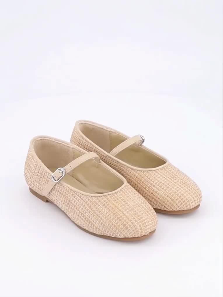 Image thumbnail 7 of 7 of The Very Collection Raffia Ballet Flats